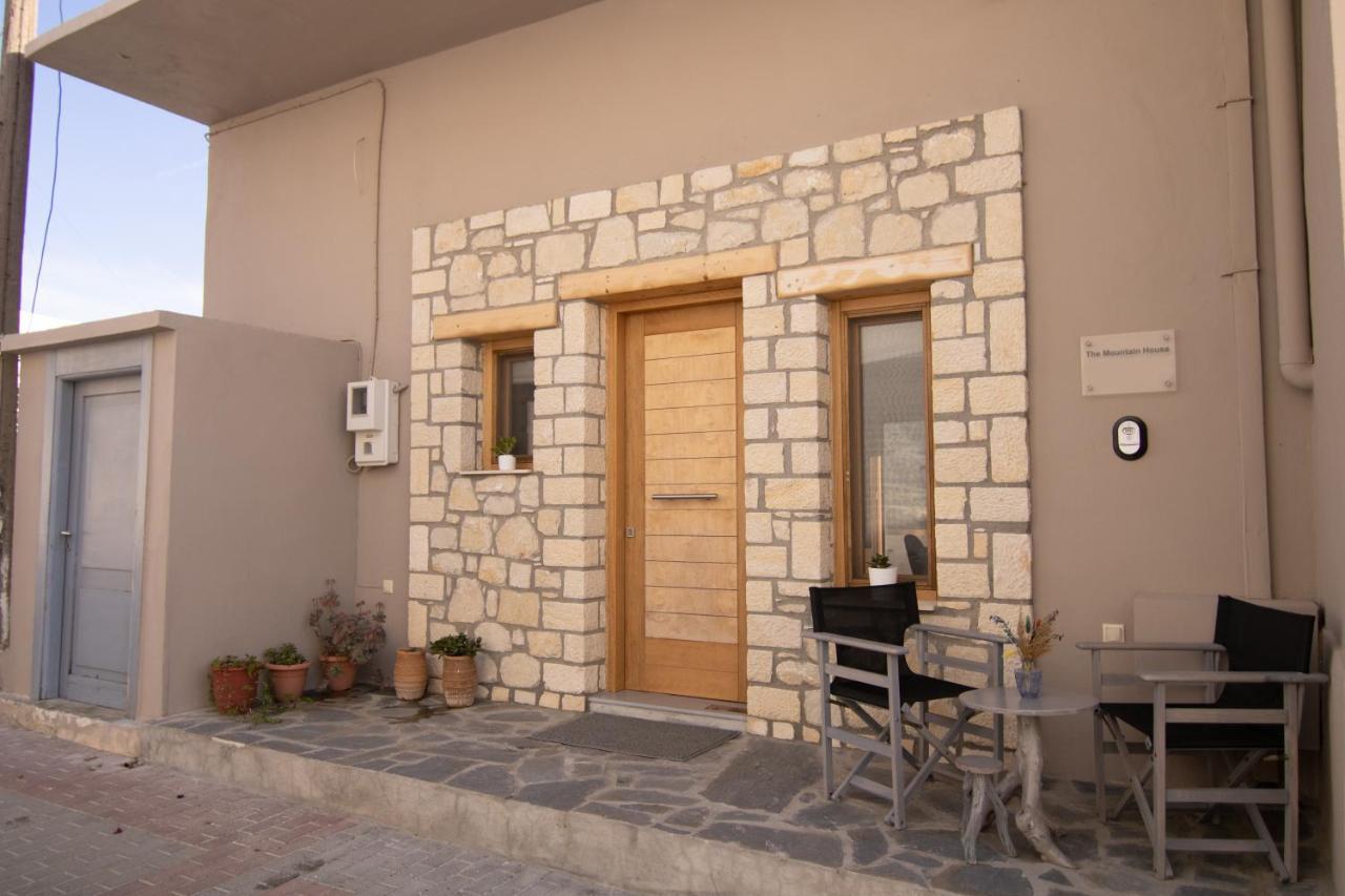The Mountain House - Authentic Cretan Hideaway - Breathtaking And Nature Views Tourloti Ngoại thất bức ảnh